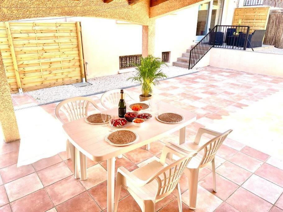 L'Evasion - Climatise - Jardin - Plage - Jacuzzi Perpignano Esterno foto